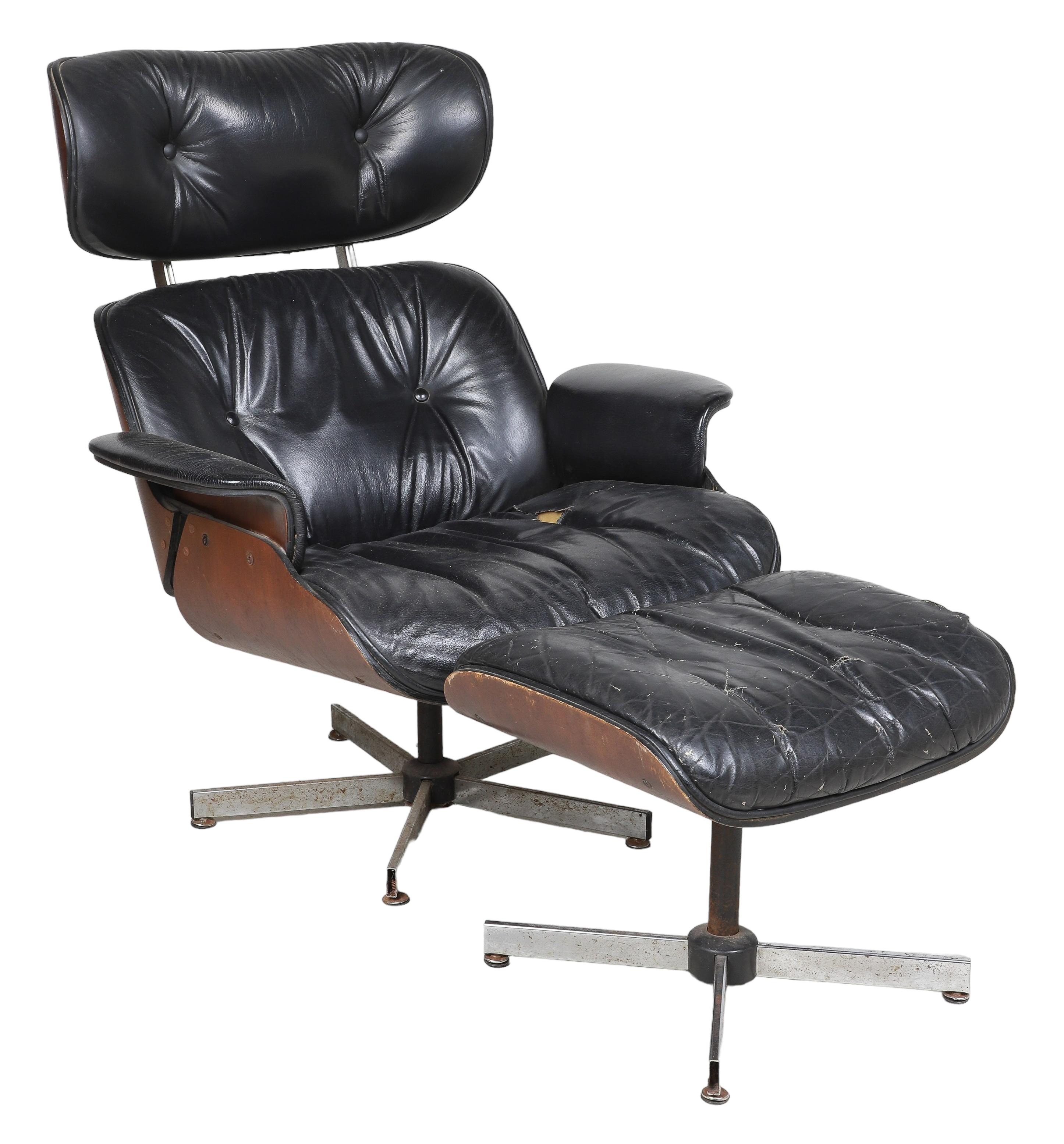 Eames style lounge chair and