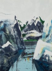 EARL BISS, LOADED CANOE, 1980E