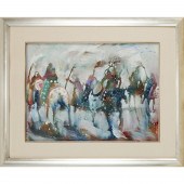 EARL BISS, OIL ON CANVAS, 1993