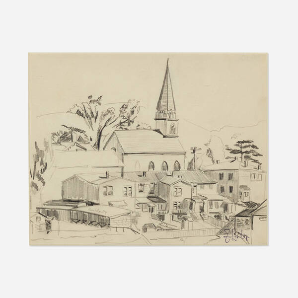 Earl Horter 1881–1940. Town View.