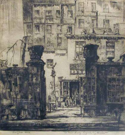 Earl Hortter " City Scene-
