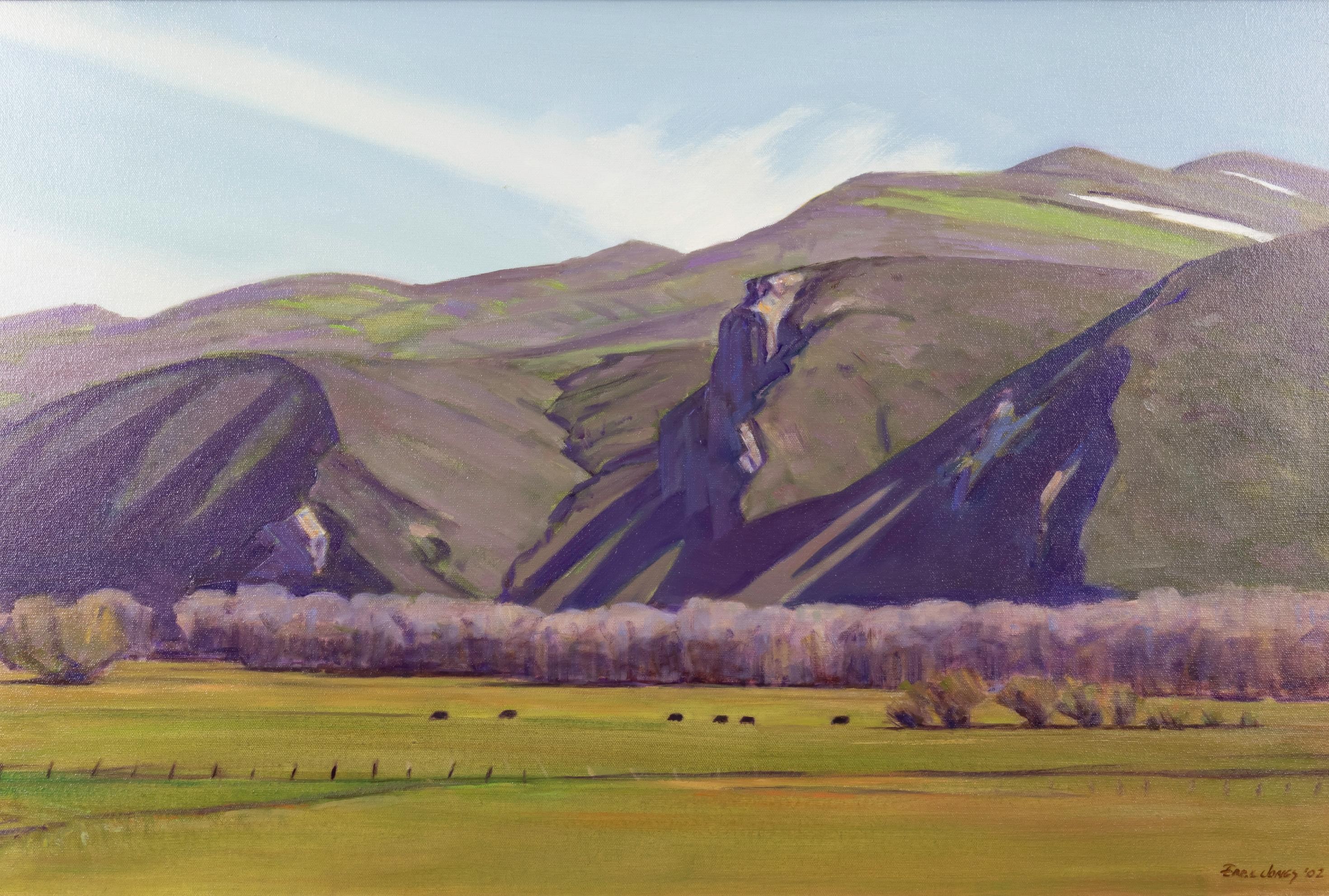 EARL JONES (1937- ), MOUNTAINS AT