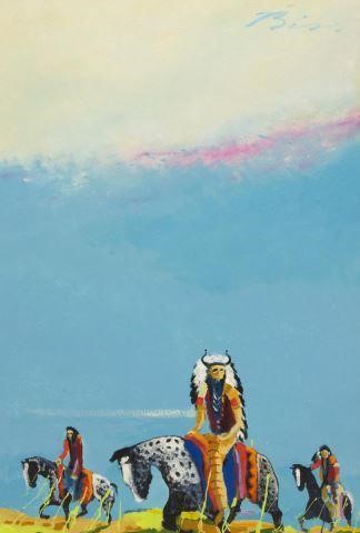 EARL JR BISS(1947-1988) RIDING IN