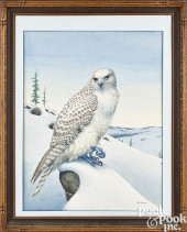 EARL LINCOLN POOLE, WATERCOLOR