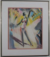 EARL LINDERMAN PASTEL AND INK