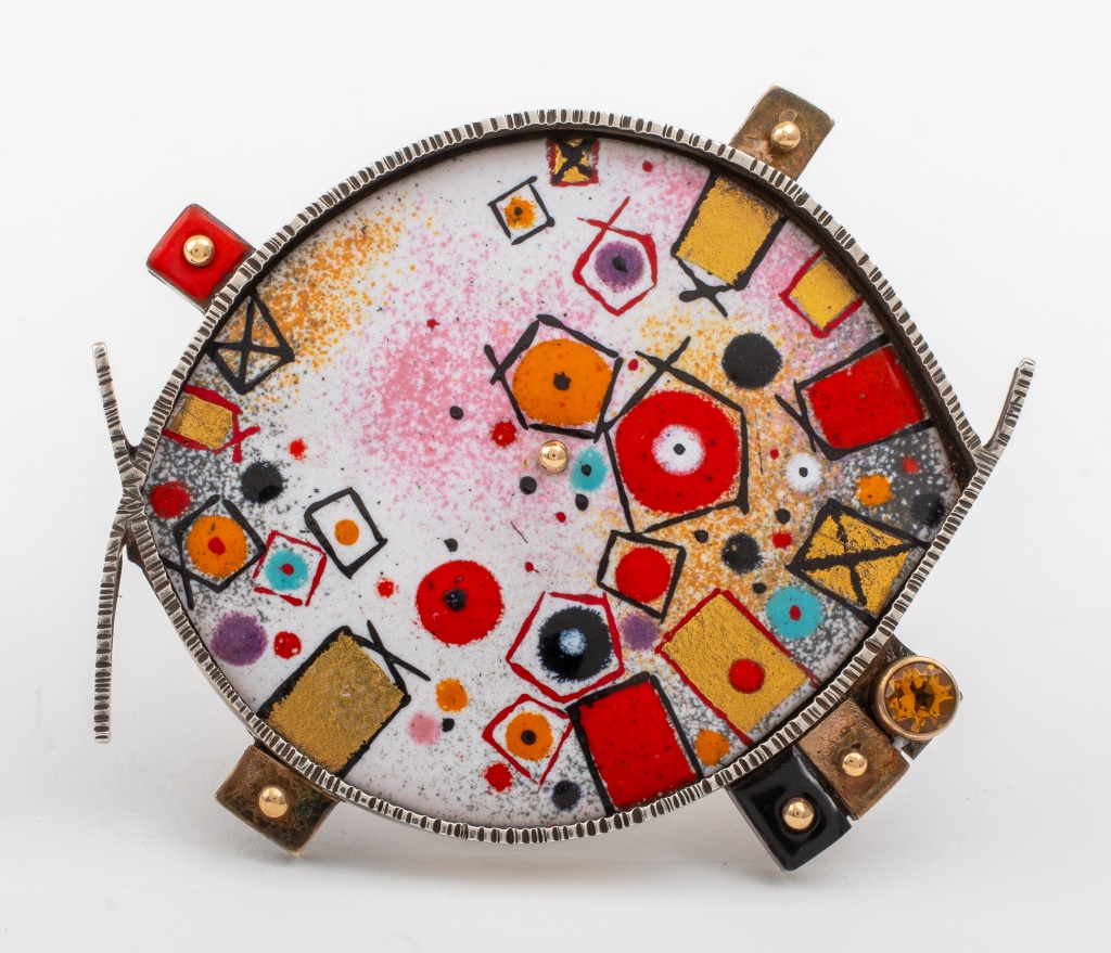EARL PARDON MODERN PAINTED ENAMEL