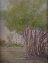 EARL SHIMOKAWA OIL ON CANVASDe