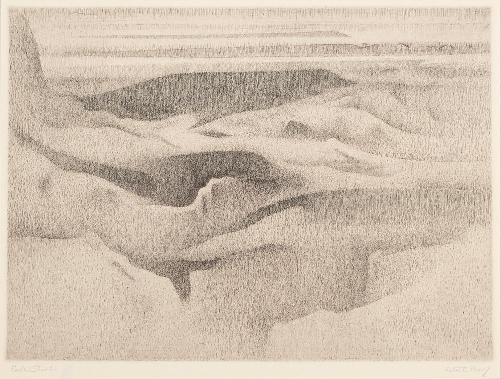 EARL STROH, SILENCE II, 1982Earl