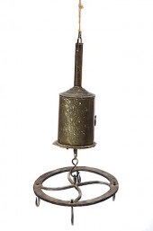 EARLY 1800S BRASS KEYWIND FORG