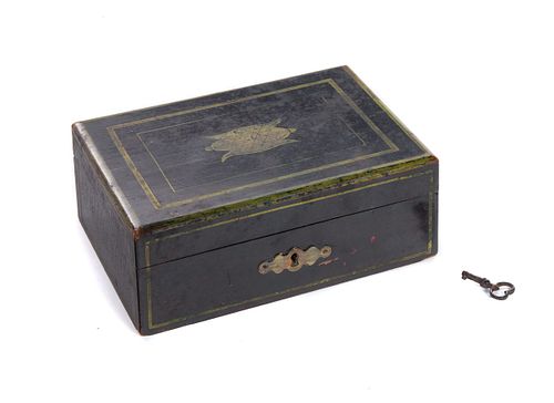 EARLY 1800'S INLAID & PAINTED