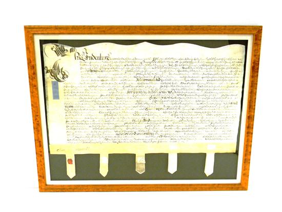 Early 18th C. English indenture