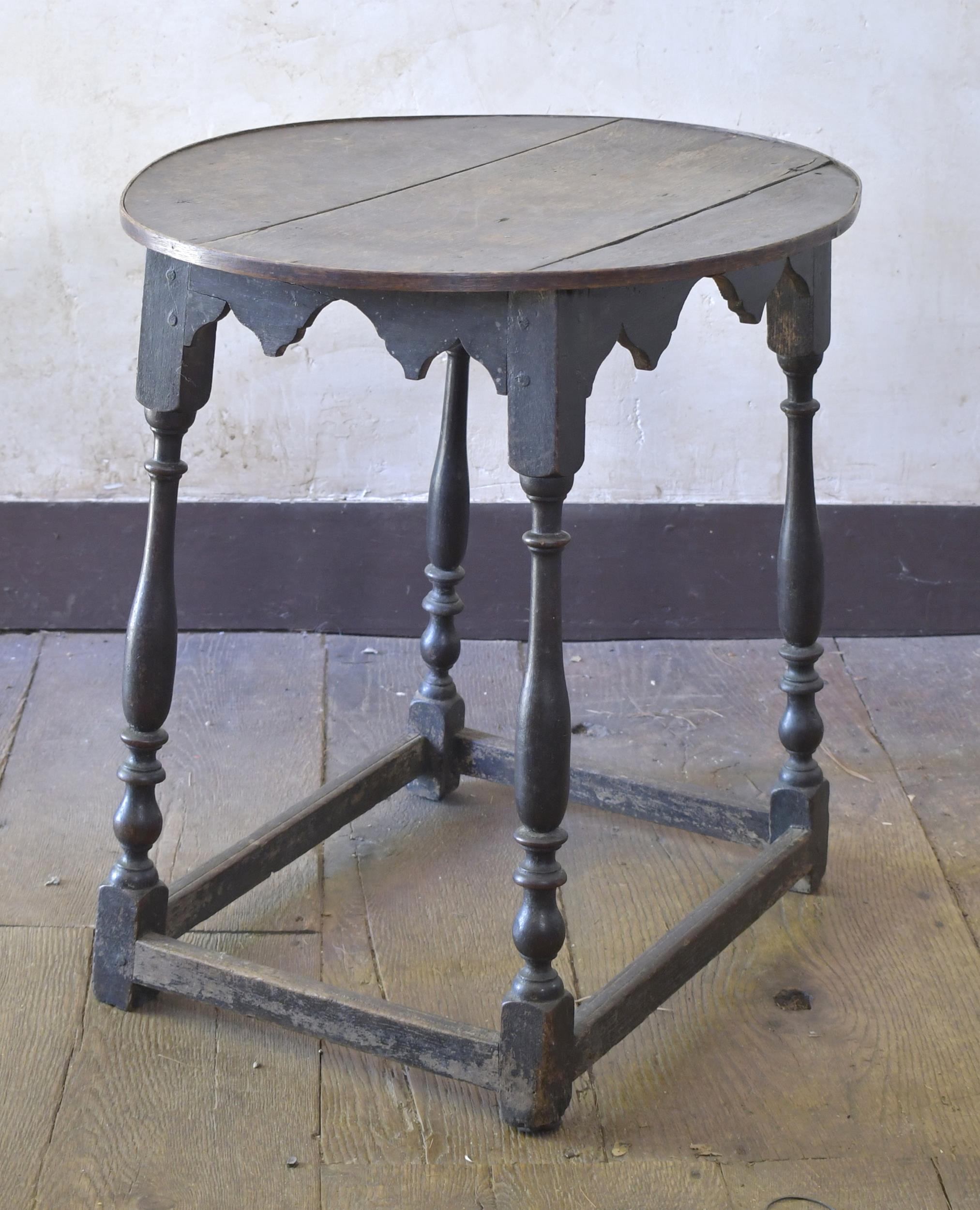EARLY 18TH C. STRETCHER BASE TAVERN