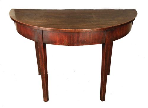 EARLY 18THC. AN ENGLISH MAHOGANY