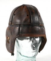 EARLY 1900S LEATHER FOOTBALL H