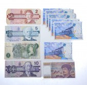EARLY 1990S FRENCH CURRENCY &