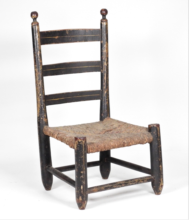 EARLY 19C. SHAKER PAINTED