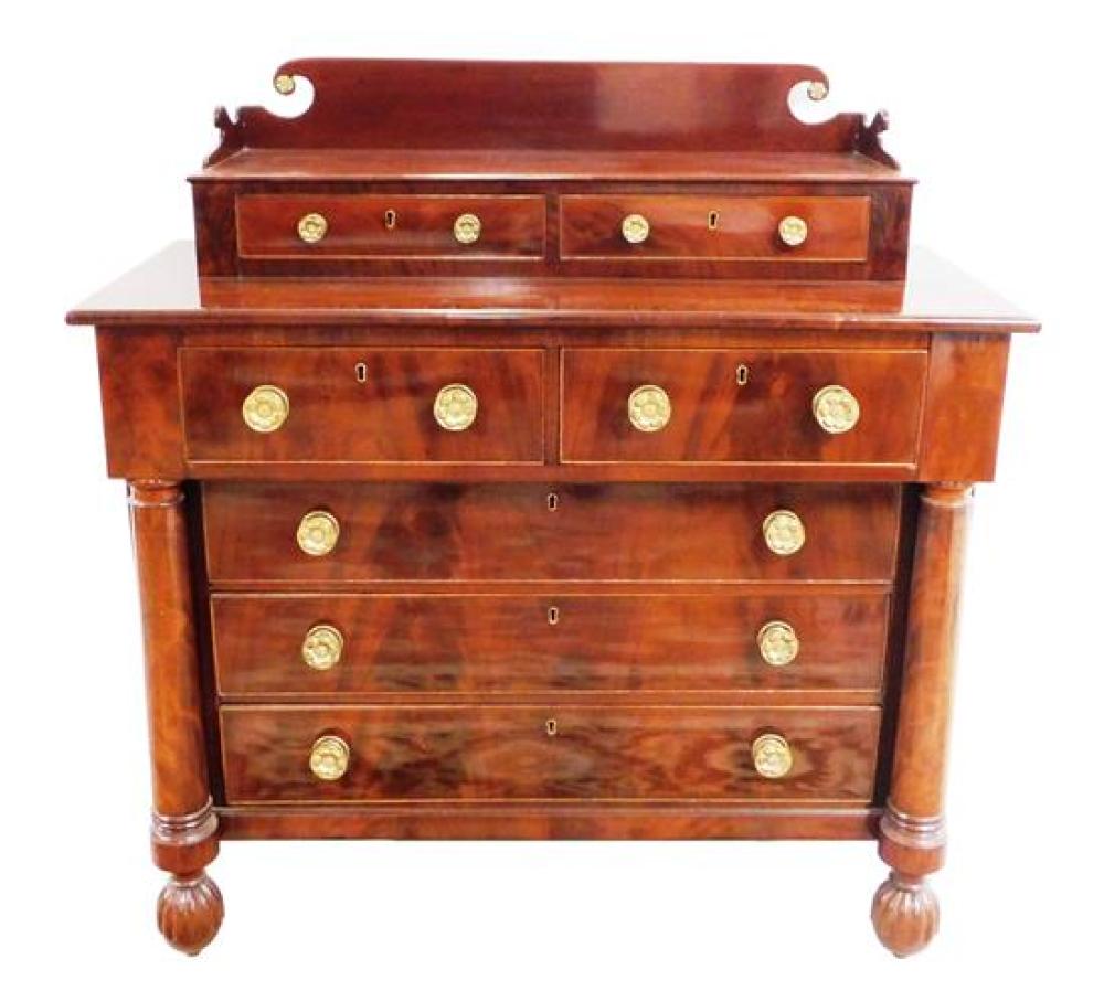 EARLY 19TH C. AMERICAN CHEST OF