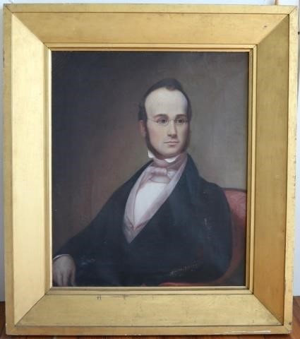 EARLY 19TH C AMERICAN OIL