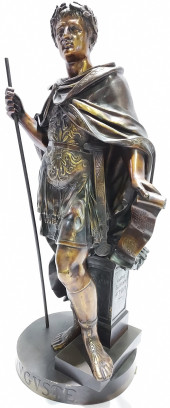 EARLY 19TH C BRONZE SCULPTURE,