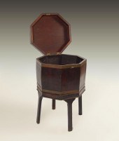 EARLY 19th C CELLERETTE: Mahog