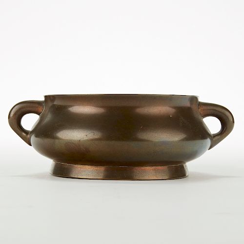 EARLY 19TH C. CHINESE BRONZE CENSER