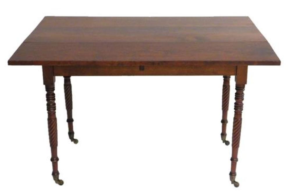 EARLY 19TH C. DROP LEAF DINING