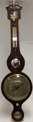 EARLY 19TH C ENGLISH INLAID BANJO