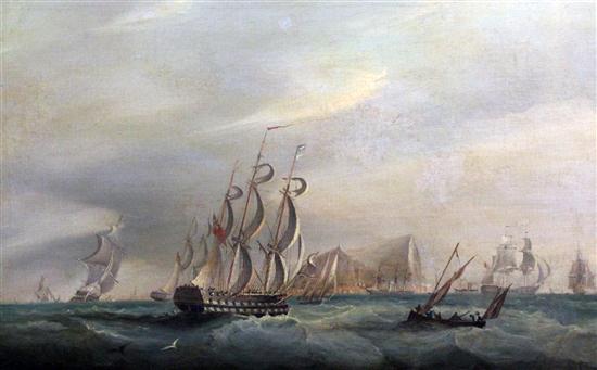 Early 19th C. English School oil on