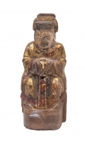 EARLY 19TH C. GILT AND LACQUER