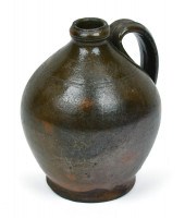 EARLY 19TH C. GONIC REDWARE JU