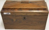EARLY 19TH C INLAID MAHOGANY T