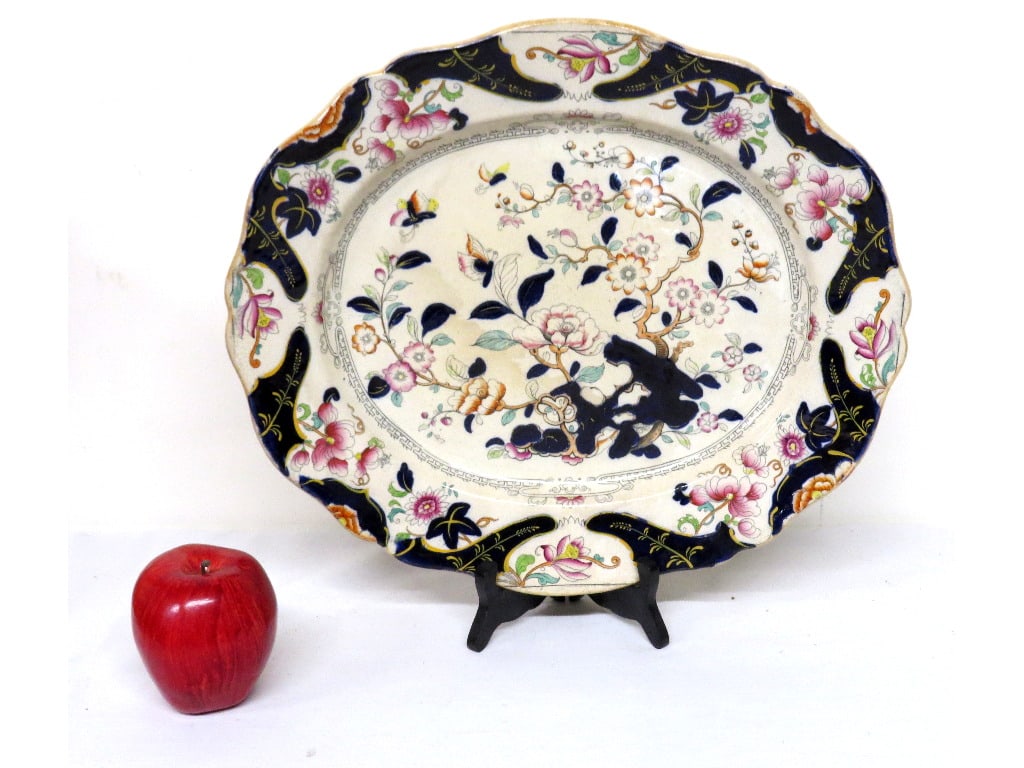 EARLY 19TH C. JOHN RIDGWAY PLATTER,