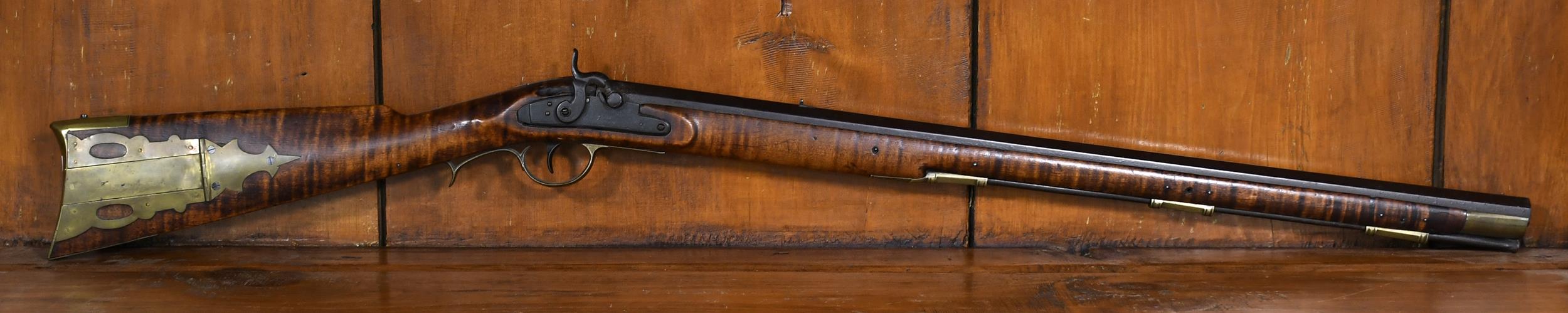 EARLY 19TH C. KENTUCKY RIFLE. A