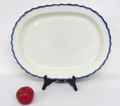 EARLY 19TH C. LEEDSWARE BLUE F