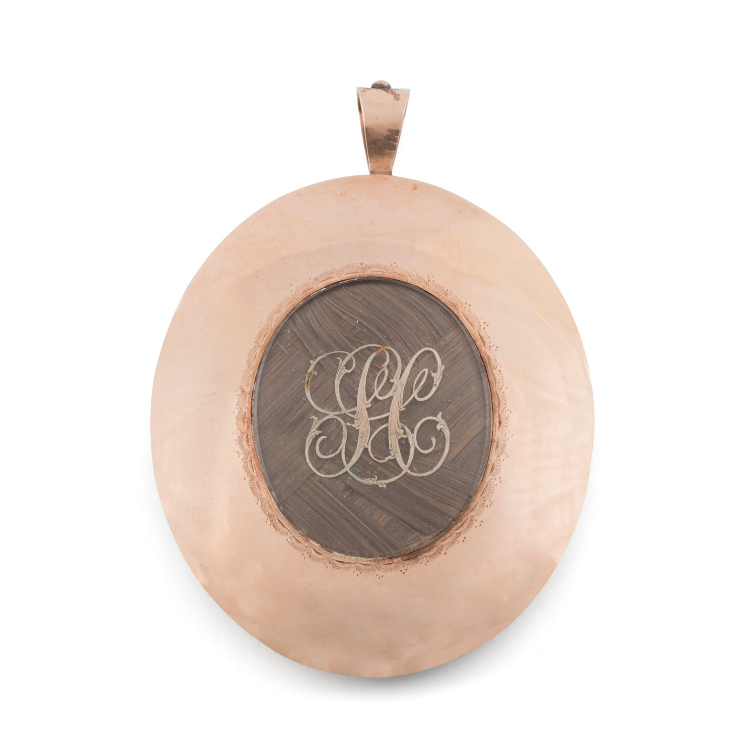 EARLY 19TH C. MOURNING LOCKET W/