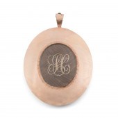 EARLY 19TH C. MOURNING LOCKET