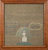 EARLY 19TH C. NEEDLEWORK SAMPL
