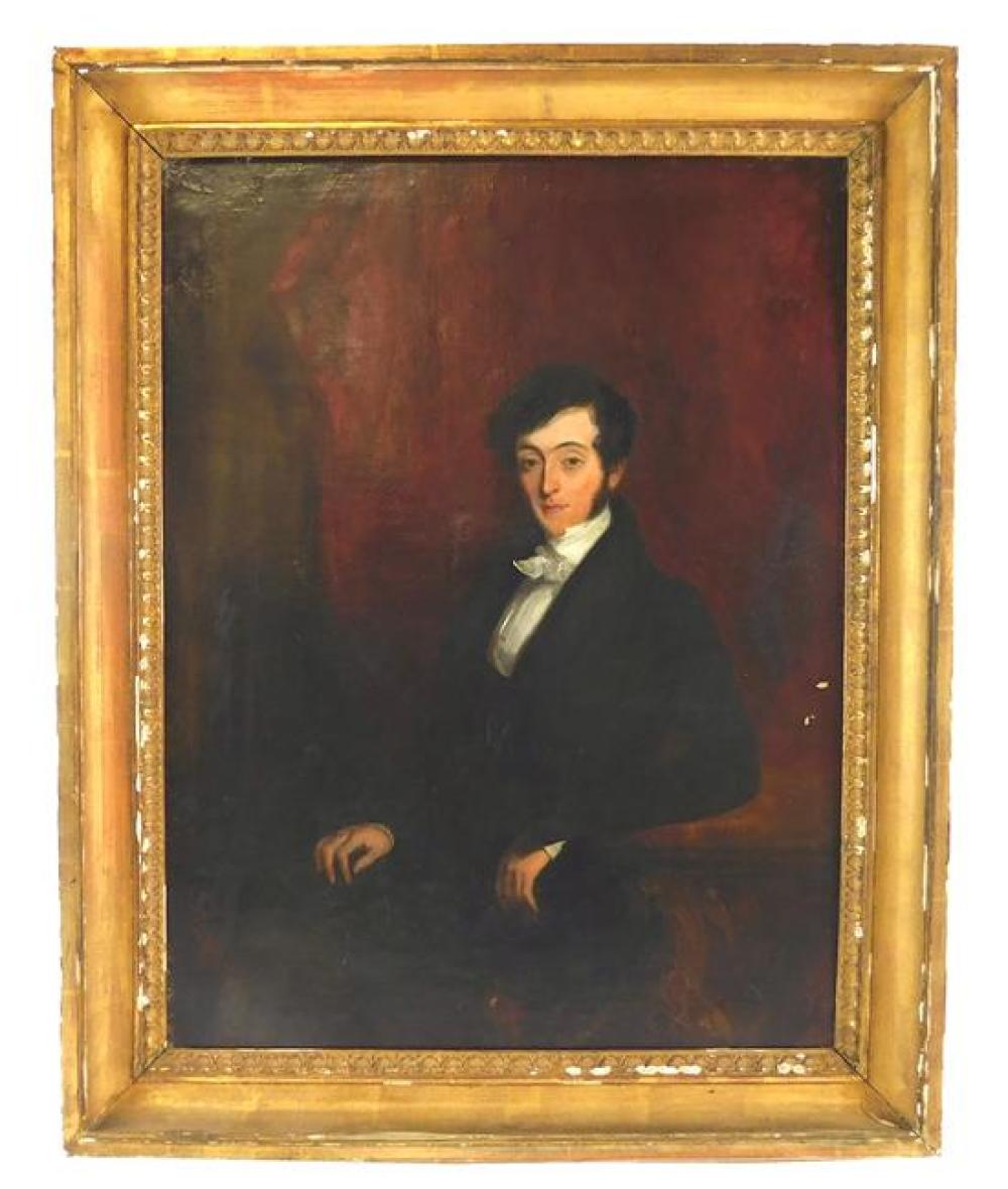 EARLY 19TH C. OIL ON CANVAS,