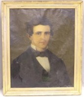 EARLY 19TH C OIL PAINTING ON C