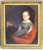 EARLY 19TH C OIL PAINTING ON C