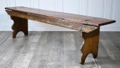 EARLY 19TH C. PA PAINTED BENCH