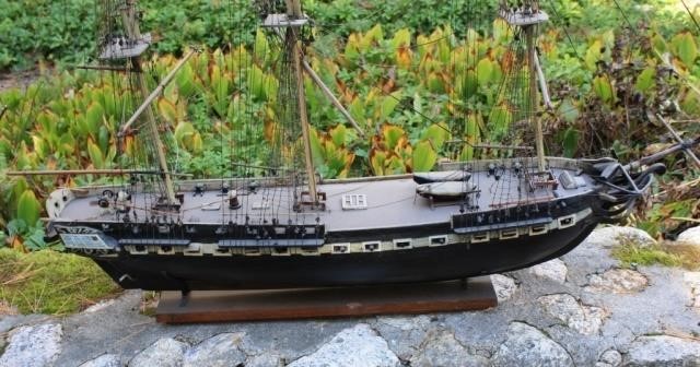 EARLY 19TH C PERIOD SHIP MODEL OF
