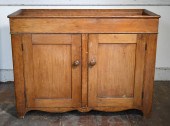 EARLY 19TH C. PINE DRY SINK. C
