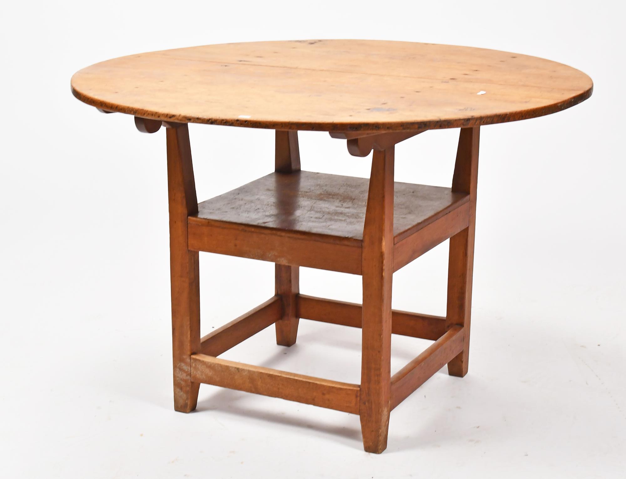 EARLY 19TH C. SHOE FOOT HUTCH