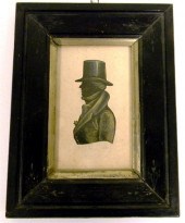 Early 19th C. silhouette  bust