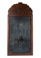 EARLY 19TH C. TOMBSTONE MAHOGA