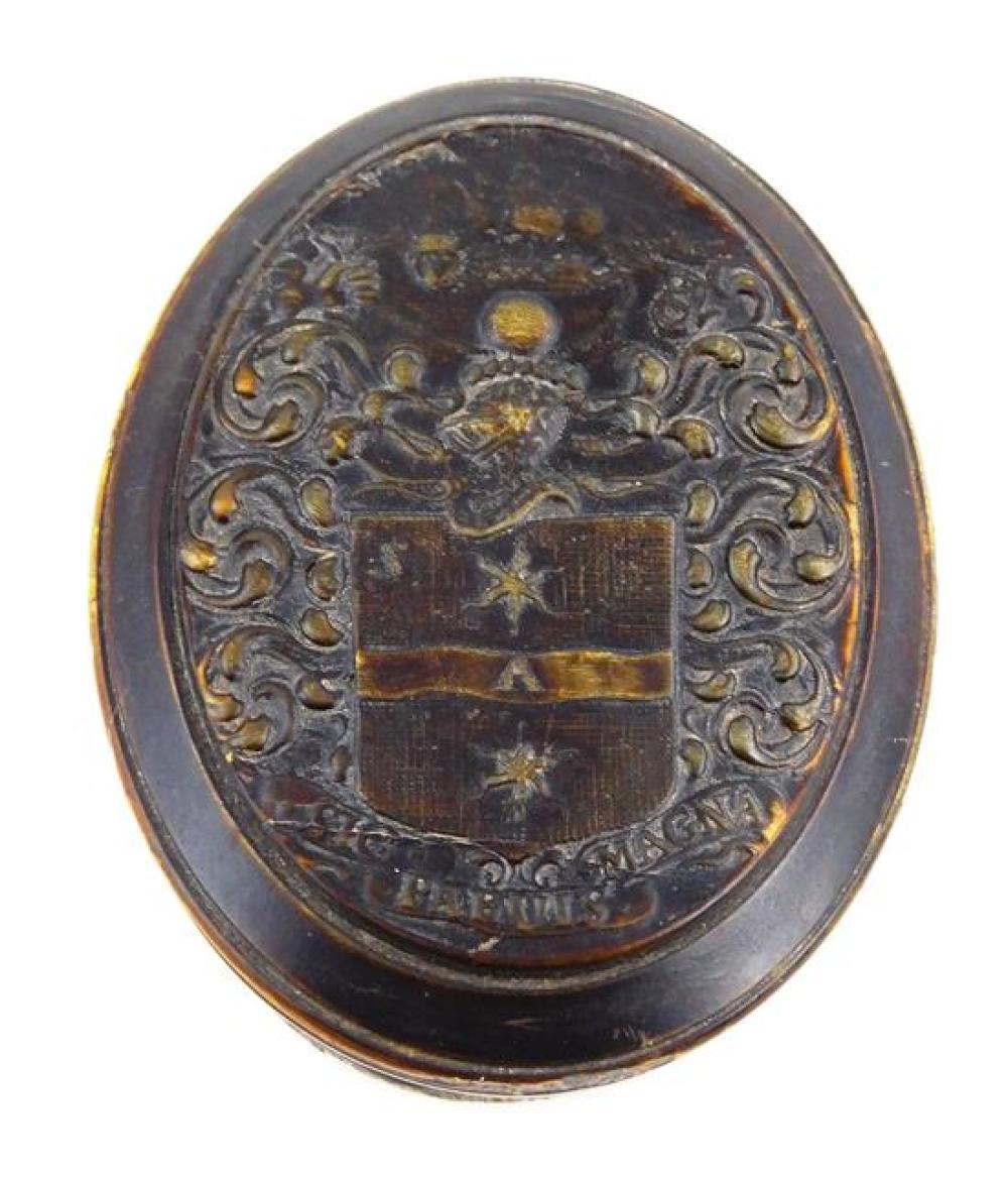 EARLY 19TH C. TORTOISE SHELL