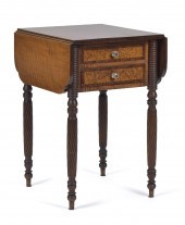 EARLY 19TH C. VT CURLY MAPLE S