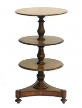 EARLY 19TH C. WOODEN MUFFINEER