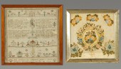 Early 19th Cent. Sampler & The